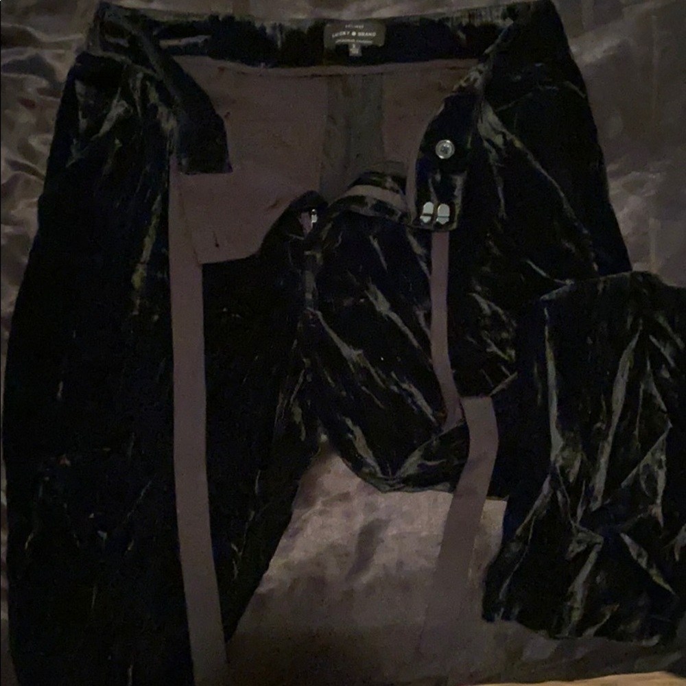 Lucky brand viscose black pants